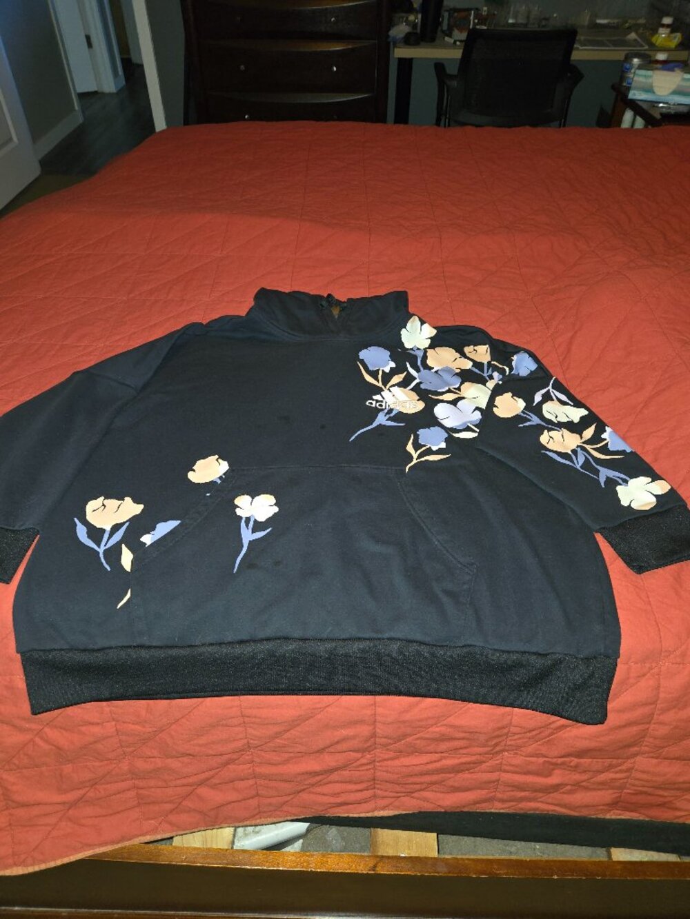 Adidas sweatshirt hoodie and leggings active set size 3x